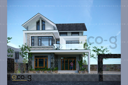 NHÀ Ở HIỆN ĐẠI 2 TẦNG MẶT PHỐ 